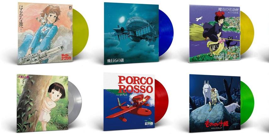 Les vinyls des OST Ghibli en nouvelles éditions colorées - Brève