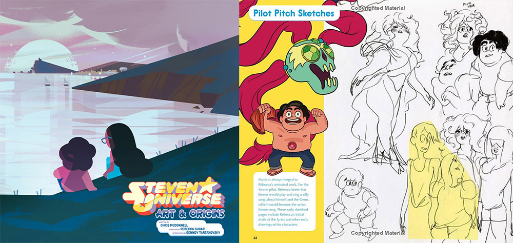 Steven Universe : Art & Origins (preview du artbook) - News | Catsuka