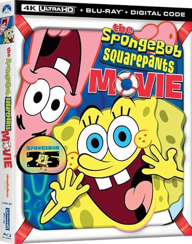 Catsuka Shopping The SpongeBob SquarePants Movie 4K UHD Blu Ray Digital Copy